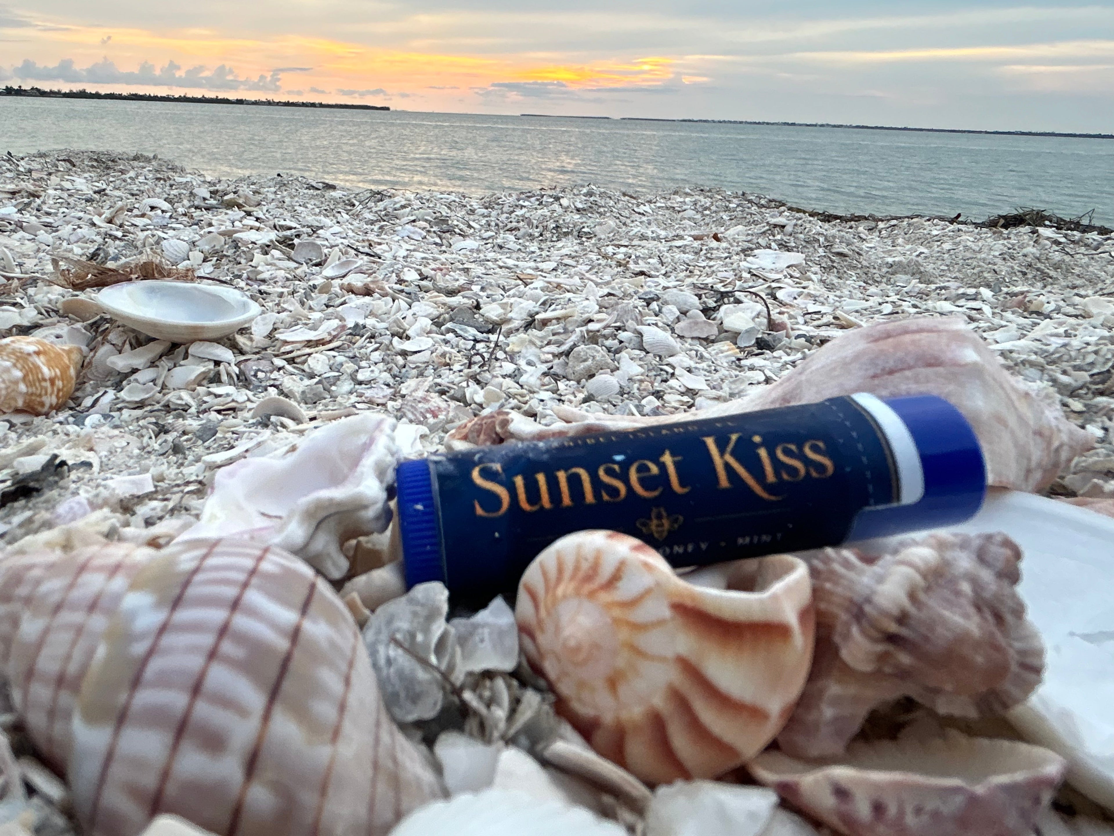 Beach Balm and Sunset Kiss lip balms