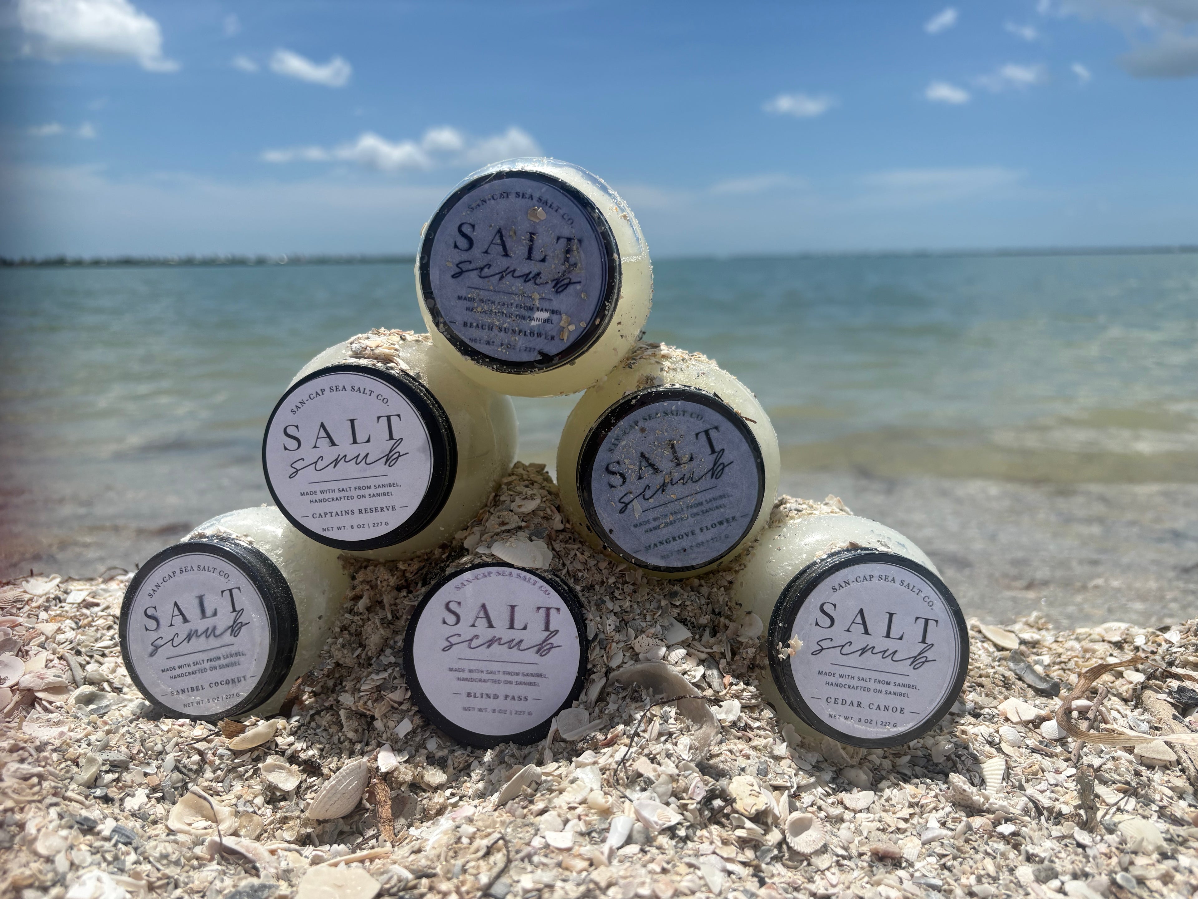 Luxury Island Sea Salt Scrubs